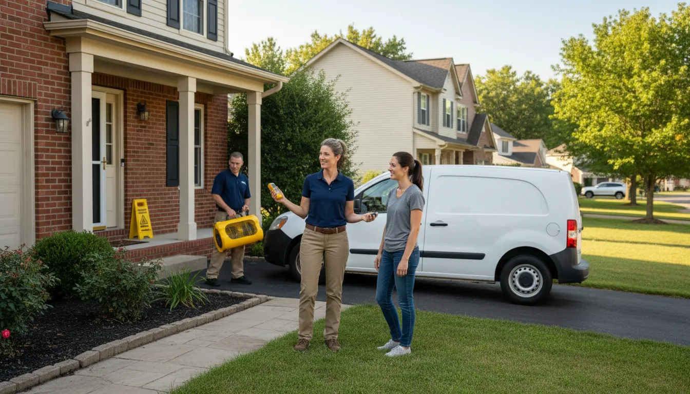 Water restoration image for Dehumidification And Cleanup Services in Whitehouse, TX